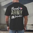 Proud Army Godmother Army Graduation Godmother US Army Men's Back Print T-Shirt