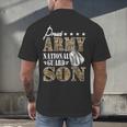 Proud Army National Guard Son National Guard Graduation Men's Back Print T-Shirt