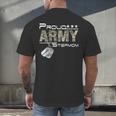 Proud Army Stepmom Army Graduation Stepmom US Army Stepmom Men's Back Print T-Shirt