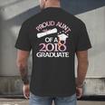 Proud Aunt Of a 2018 Graduate Auntie Graduation Men's Back Print T-Shirt