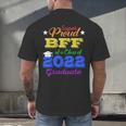 Proud Bff Of 2022 Graduate Class 2022 Graduation Family Men's Back Print T-Shirt