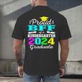 Proud Bff Of Kindergarten Graduate 2024 Graduation Bff Men's Back Print T-Shirt