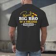 Proud Big Bro Of a College Graduate Graduation Grad Men's Back Print T-Shirt