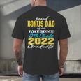 Proud Bonus Dad Of 5th Grade Graduate 2022 Family Graduation Men's Back Print T-Shirt