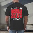 Proud Bonus Dad Of a Class Of 2025 Graduate Graduation Men's Back Print T-Shirt
