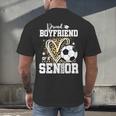 Proud Boyfriend Of A 2026 Senior Soccer Graduation Leopard Men's Back Print T-Shirt
