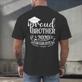 Proud Brother Of a 2020 Graduate Graduation Class Men's Back Print T-Shirt