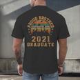Proud Brother Of 2021 Graduate Senior 21 Vintage Graduation Men's Back Print T-Shirt