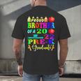 Proud Brother Of 2022 Pre K Graduate Graduation Men's Back Print T-Shirt