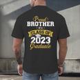 Proud Brother Of a Class Of 2023 Graduate Senior Graduation Men's Back Print T-Shirt