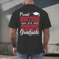 Proud Brother Of A Class Of 2025 Graduate Senior Graduation Men's Back Print T-Shirt