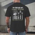 Proud Coast Guard Brother-In-Law US Coast Guard Graduation Men's Back Print T-Shirt