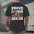 Proud Cousin Of a Football Senior 2026 Graduation Gifts Men's Back Print T-Shirt