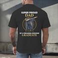 Proud Dad Of 2018 Graduate Dabbing Graduation Senior Shirt Men's Back Print T-Shirt