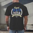 Proud Dad Of A 2018 Graduate Shirt Graduation Grad Men's Back Print T-Shirt