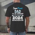 Proud DAD Of A 5th Grade Graduate 2024 Elementary Graduation Men's Back Print T-Shirt