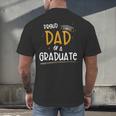 Proud Dad Of A Class Of 2021 Graduate Graduation Men's Back Print T-Shirt