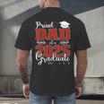 Proud Dad Of a Class Of 2025 Graduate For Graduation Men's Back Print T-Shirt