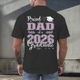 Proud Dad Of a Class Of 2026 Graduate For Graduation Men's Back Print T-Shirt