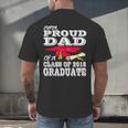 Proud Dad Graduation Shirt 2018 Graduate Tee Men's Back Print T-Shirt