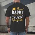 Proud Daddy Of a Class Of 2026 Graduate For Graduation Men's Back Print T-Shirt