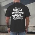 Proud Family Class Of 2025 Graduate Graduation Ceremony Men's Back Print T-Shirt