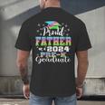 Proud Father Of PreK School Graduate 2024 Graduation Father Men's Back Print T-Shirt