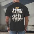 Proud Glamma Of A Class Of 2025 Graduate Senior Graduation Men's Back Print T-Shirt