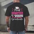 Proud Godmother Of 5th Grade Graduate 2025 Family Graduation Men's Back Print T-Shirt