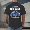Proud Gram Of 2023 College Graduate Family 23 Graduation Men's Back Print T-Shirt