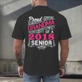 Proud Grandma Of a 2018 Senior Tshirt Graduation Men's Back Print T-Shirt