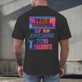 Proud Grandma Of A 2019 Graduate Senior Class Graduation Men's Back Print T-Shirt