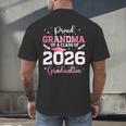 Proud Grandma Of A 2026 Senior Class Of 2026 Graduation Men's Back Print T-Shirt
