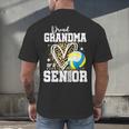 Proud Grandma Of A 2026 Senior Volleyball Graduation Leopard Men's Back Print T-Shirt