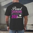 Proud GRANDMA Of A Class 2019 Senior Graduation Men's Back Print T-Shirt