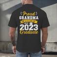 Proud Grandma Of a Class Of 2023 Graduate Senior Graduation Men's Back Print T-Shirt