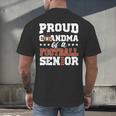 Proud Grandma Of a Football Senior 2026 Graduation Men's Back Print T-Shirt