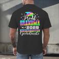 Proud Grandma Of Kindergarten Graduate 2025 Graduation Men's Back Print T-Shirt