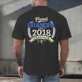 Proud Grandpa Of 2018 Senior Shirt Graduation Grad Men's Back Print T-Shirt