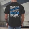 Proud Grandpa Of 2018 Senior T-Shirt Student Graduation Men's Back Print T-Shirt