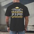 Proud Grandpa Of a 2024 Graduate Senior Graduation Men Men's Back Print T-Shirt