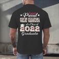 Proud Great Grandma Of 2022 Graduate Class 2022 Graduation Men's Back Print T-Shirt