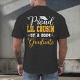 Proud Lil Cousin Of A Class 2024 Graduate Senior Graduation Men's Back Print T-Shirt
