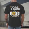 Proud Lil Cousin Of A Class Of 2025 Senior Graduation 2025 Men's Back Print T-Shirt