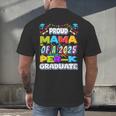 Proud MAMA Of a 2025 PRE-K Graduate -Graduation Men's Back Print T-Shirt