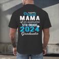 Proud Mama Of 5th Grade Graduate 2024 Elementary Graduation Men's Back Print T-Shirt