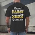 Proud Mamaw Of 2023 Graduate Class 2023 Graduation Family Men's Back Print T-Shirt