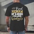 Proud Memaw Of 2026 Graduate College Graduation Men's Back Print T-Shirt