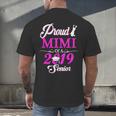 Proud MIMI Of A Class 2019 Senior Tshirt Graduation Men's Back Print T-Shirt