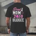 Proud Mom Of A Class 2018 GraduateShirt Graduation Men's Back Print T-Shirt